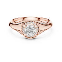 Bague de fiançailles en argent sterling 925 avec moissanite taille brillant rond sertie à griffes, bijoux d'anniversaire de mariage pour femme