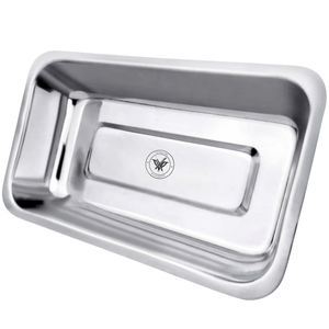 Plateau pour instruments chirurgicaux dentaires en acier inoxydable, 8″ x 5″ x 2″, plateau de stérilisation médicale réutilisable - Product Image 1