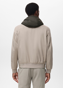 Custom Clothing Manufacturers Custom Cow Hide Sleeve Stand Embroidery Front Streetwear Letterman <b>Varsity</b> <b>Jacket</b> for Men - Product Image 2