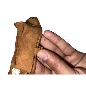 Guantes de Conducción para Hombre, Perforados, de Cuero Marrón de Lujo, Ligeros, Sin Forro, Cómodos, Estilo Clásico, Agarre Seguro - Product Image 5