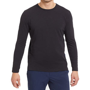 Camisetas Deportivas de Manga Larga para Hombre, de Alta Calidad, de Poliéster/Algodón, Anti-UV, Transpirables, de Secado Rápido, Diseño Liso, Corte Regular - Product Image 1