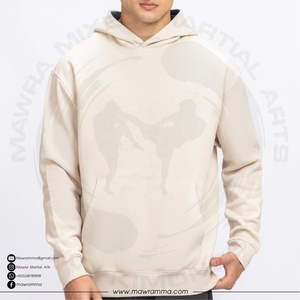 Sweat à capuche d'hiver personnalisé haut de gamme, imprimé numériquement et brodé, en mélange polyester/coton épais, écologique, respirant et délavé à la pierre - Product Image 6