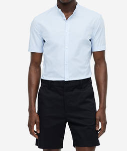 Summer Sale Turn Over Collar Button up <b>Short</b> <b>Sleeve</b> <b>Shirt</b> <b>Mens</b> Surf Outdoor <b>Linen</b> Cotton <b>Shirt</b> with Pocket - Product Image 1