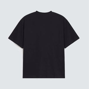 T-shirt Oversize Structuré en Coton Slub Respirant 300 GSM Coupe Boxy en Couleur Os Brut - Product Image 6