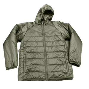 Chaqueta Acolchada con Capucha para Hombre, Cortavientos, Cierre de Cremallera, Abrigo Casual de Invierno, Color Sólido, Relleno de Poliéster, Corte Regular - Product Image 5