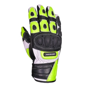 Gants de moto en cuir pour sports motorisés, course, compatibles écran tactile, pour hommes et femmes, noirs, prix de gros - Product Image 2