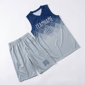 Conjunto de Camiseta y Pantalones Cortos Personalizados para Equipo de Baloncesto, Hechos en Fábrica - Product Image 1