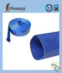 Tuyau haute pression en PVC durable à plat pour l'irrigation agricole et la lutte contre l'incendie, flexible, écologique et léger - Product Image 3