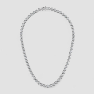 Collier Cœur Superposé de Luxe en Argent 925 avec Chaîne à Maillons et Pendentif Diamant Moissanite Taille Brillant – Bijou Unisexe Idéal pour un Cadeau - Product Image 6
