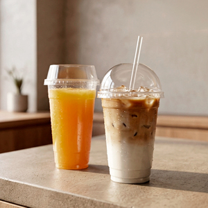 QUANG QUAN Disposable Eco Friendly PP Single Wall 95mm Diameter Beverage Smoothie <b>Plastic</b> <b>Cup</b> Juice Boba Tea Party Wholesale - Product Image 1