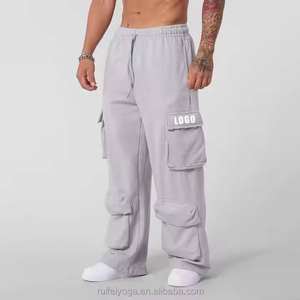 Pantalones Casuales de Corte Regular para Mujer, Transpirables, 100% Algodón, Elegantes Pantalones Cargo Personalizables con Múltiples Bolsillos - Product Image 5