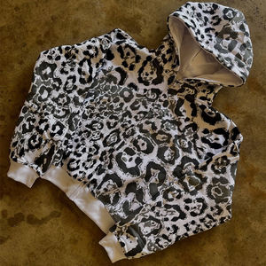Sweat-shirts à capuche zippés imprimés léopard effet vieilli unisexe – Qualité supérieure en coton – Prix de gros – Style streetwear - Product Image 4