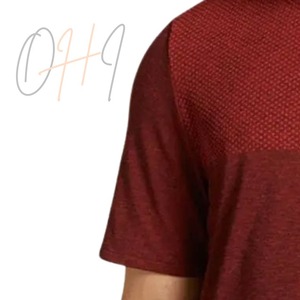 เสื้อยืดผู้ชายสีแดงเลือดหมู ระบายอากาศได้ดี ทรงโอเวอร์ไซส์ ลายมัดย้อม ผ้าฝ้าย 100% คอกลม น้ำหนัก 320 กรัม แขนสั้น ดีไซน์เน้นรายละเอียดบริเวณหน้าอก - Product Image 5