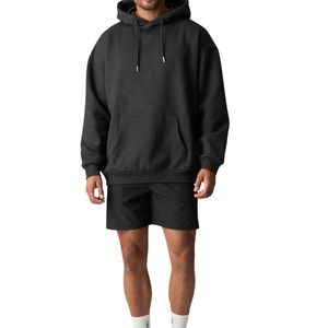 Sudadera con Capucha Oversize para Hombre, Estilo Urbano, Gruesa, Informal, de Forro Polar, Chaqueta con Capucha, Venta al por Mayor, Fabricante OEM ODM - Product Image 3