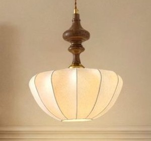 Lámpara Colgante de Hierro Estilo Moderno de Mediados de Siglo, Pantalla de Tela, Montaje en Techo, Decoración para Sala de Estar, Hecha a Mano, Ecológica, para Diwali - Product Image 3