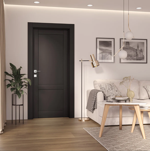 Puerta Interior de Madera Sólida CAESAR DOOR, Moderna, Minimalista, Resistente a la Humedad, con Película de PVC, para Dormitorio, Apartamento u Oficina - Product Image 1