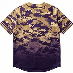 Camiseta de Béisbol con Camuflaje Digital Avanzado, Ropa Deportiva Premium, Uniforme de Equipo, Talla Grande, Protección UV, MALUZA INDUSTRIES - Product Image 3
