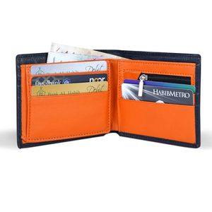 Cartera de Cuero Genuino para Hombre, Diseño Delgado, de las Mejores Marcas, Personalizada de Fábrica, con Bloqueo RFID - Product Image 2