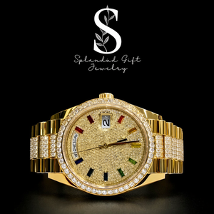 Reloj de Diamantes de Alta Gama y Calidad de Exportación para Uso Diario, que Ofrece Durabilidad, Estilo y Belleza Atemporal, Disponible a un Precio Razonable - Product Image 1