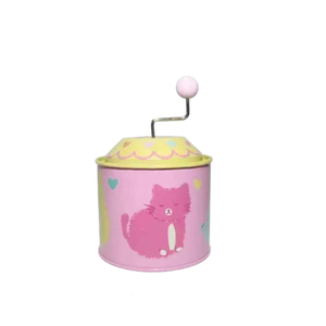 Customized Hand-operated Music <strong>Tin</strong> Christmas Holiday Circular Music <strong>Tin</strong> with Eight Tones <strong>Tin</strong> Box - Product Image 6