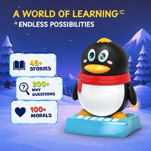 Pengo Dancing Penguin Educational Musical Toy for 2-4 Years-Rechargeable for Speaker Storytelling Learning Rhymes <b>ABS</b> - Product Image 3