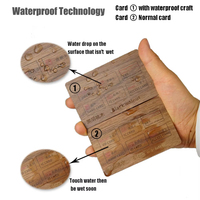 Carte NFC en bois 13,56 MHz RFID Ntag215 504 octets sans contact pour contrôle d'accès hôtelier, carte de membre, carte cadeau gravée au laser