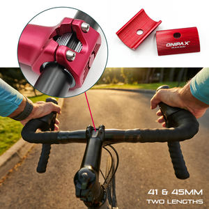 อะแดปเตอร์แปลงแฮนด์จักรยาน ONIPAX 1 นิ้ว เป็น 1-1/4 นิ้ว ขนาด 25.4 ถึง 31.8 มม. สีดำ น้ำหนัก 19 กรัม - Product Image 3