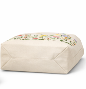 Sacs fourre-tout en toile de coton personnalisés avec logo imprimé, sacs de shopping réutilisables mignons pour femmes, sacs cadeaux personnalisés - Product Image 5