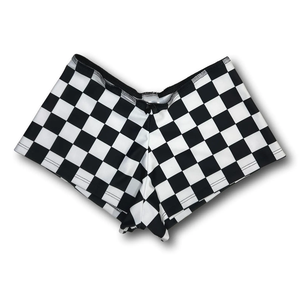 Shorts de Boxeadora para Mujer al por Mayor, Negros y Blancos con Estampado Tie-Dye, Suaves, Transpirables, de Algodón Elástico, para Descansar y Dormir, Ropa Interior Cómoda, OEM - Product Image 3