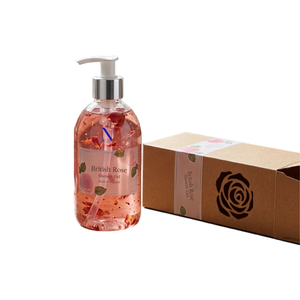 Gel Douche Rose Britannique Rafraîchissant Hydratant Nettoyant Parfum Floral Soin Doux pour la Peau Marque Privée - Product Image 1