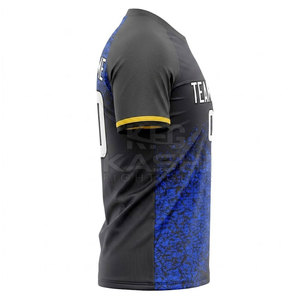 T-shirt de sport personnalisé pour hommes, 100% coton, écologique, respirant, vêtements de sport, activités de club, séances d'entraînement - Product Image 3