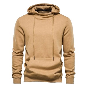 Sweat-shirts à capuche d'hiver pour hommes, impression numérique, anti-boulochage, respirants, 100 % coton molletonné, manches longues, poche au col, service OEM - Product Image 4