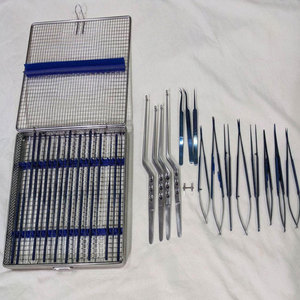 Micro Dissector Neuro Surgical <b>Instrument</b> Set Manual Stainless Steel/Titanium High Quality Precision <b>Neurosurgery</b> Tools Kit MOL - Product Image 3
