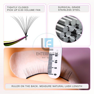 Pinces à cils réutilisables de haute qualité, durables, fabriquées au Pakistan, en acier inoxydable multicolores, en stock - Product Image 3