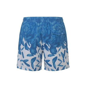 Camisa de Manga Corta con Estampado Floral Azul y Blanco para Hombre, Cuello Clásico, Estilo Casual de Verano, 100% Algodón Tejido Transpirable - Product Image 6
