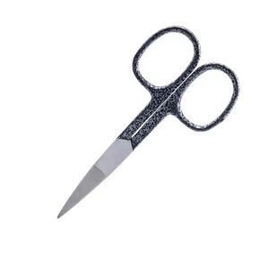 Ciseaux à cuticules professionnels en acier inoxydable, lames droites et courbées, argent et noir, pour usage domestique - Product Image 4