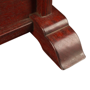 Support pour épée japonaise en bois laqué avec motif sculpté en Myoga (fleur de gingembre) 37cm X 44.5cm - Product Image 6