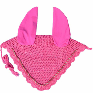 Luxury Cotton Horse Ear Bonnet Breathable Ear <b>Net</b> Custom <b>Fly</b> Veil Horse Riding Hood Professional Equestrian Supply - Product Image 3
