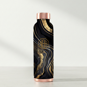 Botella de Agua Reutilizable Ecológica de Cobre Puro Hecha a Mano de 950 ml, la Más Vendida |   Vajilla Resistente a la Oxidación y Libre de BPA, Suministro de Exportación de Fábrica - Product Image 3