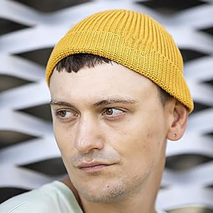 Vintage Ribbed Knit Beanie-Unisex Winter <b>Warm</b> <b>Hat</b> Soft Stretch Spandex/Cotton Minimalist Streetwear Essential - Product Image 2