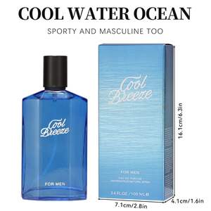 Perfume en Spray Eau de Toilette de Larga Duración para Hombre, 3.4 fl oz, con Aroma a Menta, Romero y Agua de Mar, para Citas o Uso Diario - Product Image 3