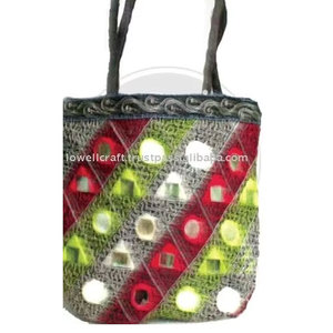 Handcrafted Mirror Work <b>Bag</b> Traditional Ethnic Embroidered Shoulder Tote <b>Bag</b> <b>Boho</b> Festival Handbag Vintage Artisan Fashion - Product Image 2