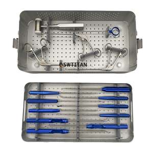 Instruments d'arthroscopie orthopédique, kit de réparation de la coiffe des rotateurs, crochet de suture pour ligaments de l'épaule, acier inoxydable, par Dentavex - Product Image 3