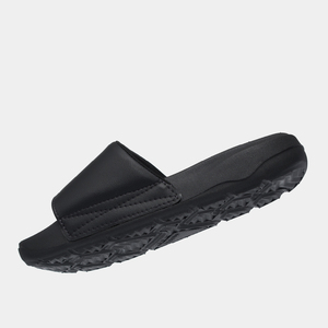 Minimalist Black Unisex Outdoor <b>Slippers</b> Soft Lightweight and Versatile for All Seasons Casual Wear - Product Image 3