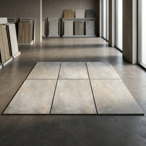 Modern Semi-<b>Matte</b> Stone Imitation Porcelain Outdoor Tiles 20mm Thick R11 Certified Heavy-Duty for Commercial Supermarket - Product Image 3