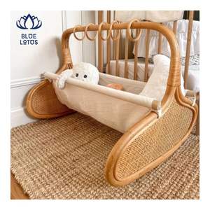 Gimnasio de Ratán para Bebés de Alta Calidad 2026, Marco de Actividades para Bebés Cuidadosamente Elaborado, Ayuda al Desarrollo de Habilidades Motoras y Decoración de la Habitación Infantil - Product Image 5