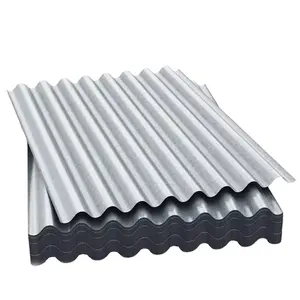 BWG34 galvanizli kaplı demir Z90g GI sac sıcak daldırma galvanizli oluklu çatı çelik levhası fiyat
