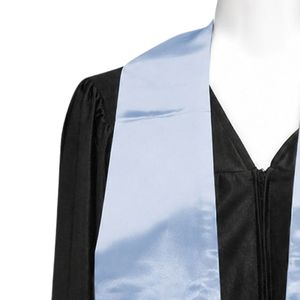 Estola de Graduación de Satén para Mujer Jack & Jill con Letras de Organización, Azul Claro, Suministro al por Mayor de Artículos Premium para Ceremonias y Eventos - Product Image 2