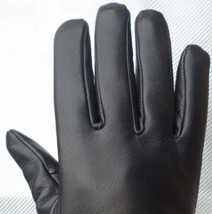 Hommes conduite cerf gants vie quotidienne confortable laine doublé cuir véritable noir uni hiver acrylique personnalisé printemps Style UK - Product Image 4
