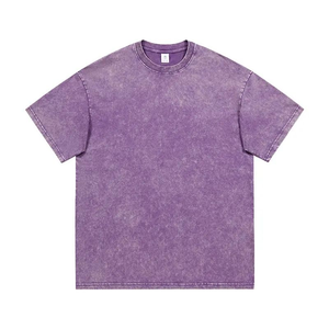 T-shirt en coton vert surdimensionné pour homme, style décontracté à manches courtes, tricoté uni, idéal pour l'été - Product Image 2